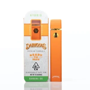 Banana OG Dabwoods Disposable : Premium Cannabis 1G Vape