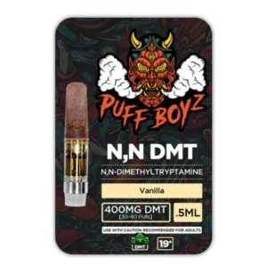 Vanilla N,N DMT Puff Boyz 0.5mL(400mg) : 30-40 Pulls Cartridge